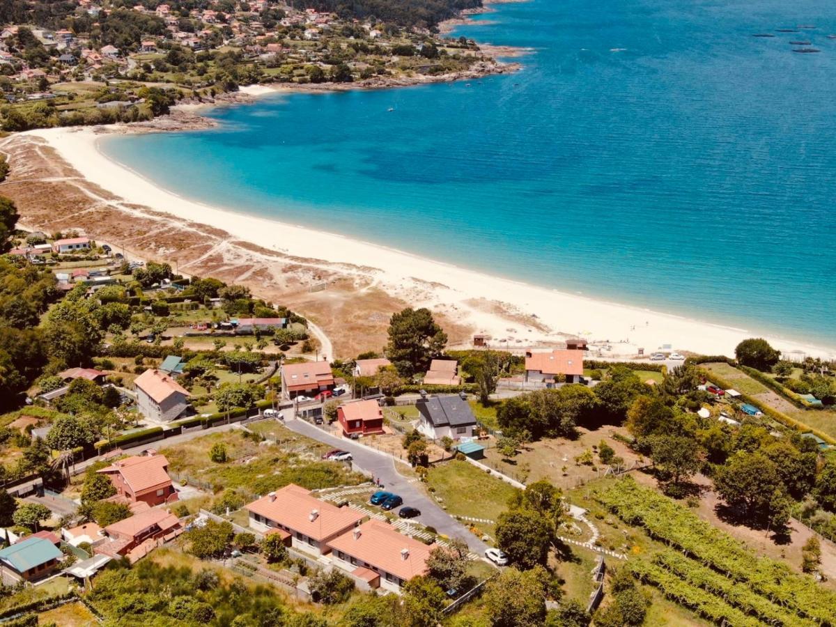 Casa Con Jardin Al Lado De Playa Hio Villa Vilanova  Eksteriør bilde