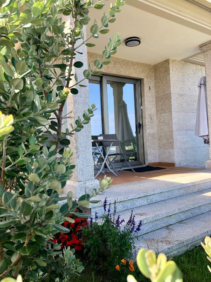Casa Con Jardin Al Lado De Playa Hio Villa Vilanova  Eksteriør bilde