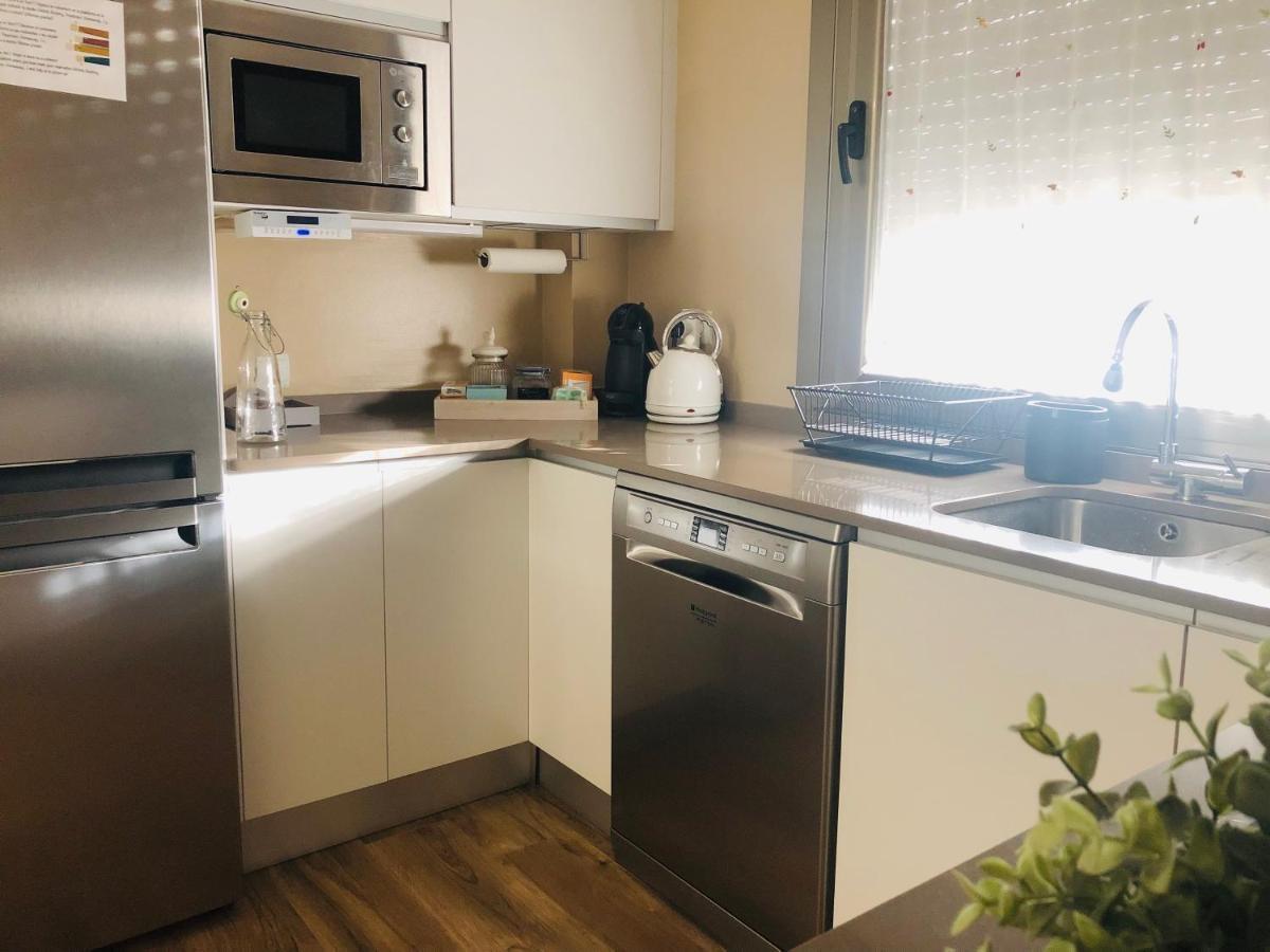 Casa Con Jardin Al Lado De Playa Hio Villa Vilanova  Eksteriør bilde